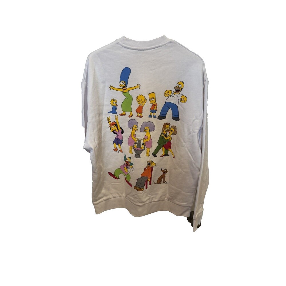 ASOS DESIGN unisex oversized T-shirt with THE SIMPSONS print in white SIZE L
